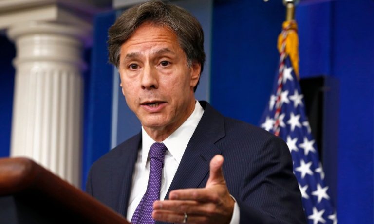 بلينكن: لإيجاد حلّ سلمي في كازاخستان