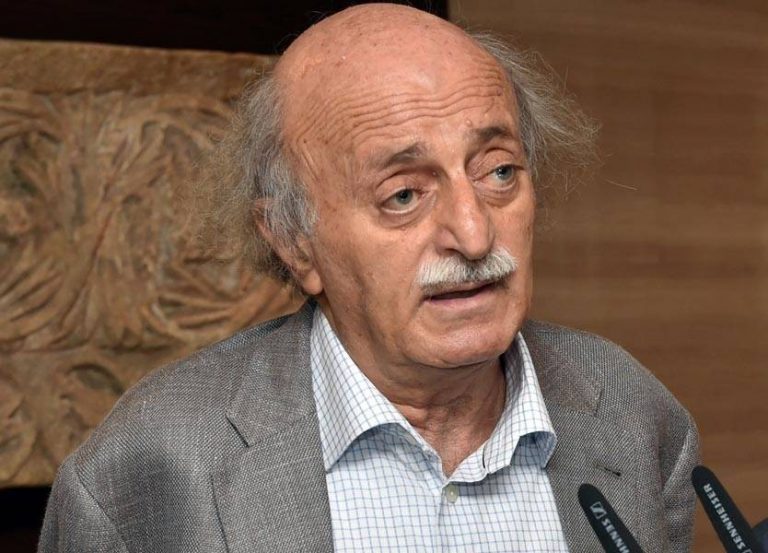 جنبلاط: قرداحي ارتكب خطأ فادحاً وطموح عون تسليم السلطة لباسيل