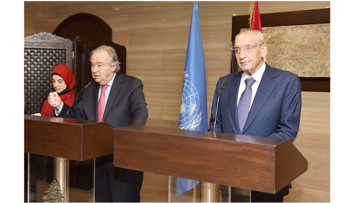 غوتيريش من عين التينة: نسعى لحل ملف “الترسيم”.. وبري يحمل “إسرائيل” المسؤولية