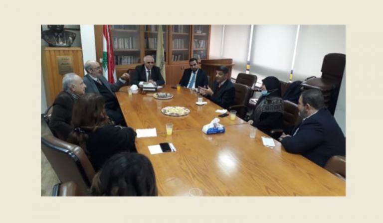 “حزب الله” في نقابة المحررين مهنئًا