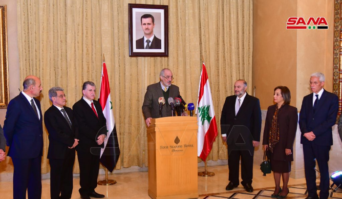 سوريا كرمت السفير اللبناني لديها بمناسبة انتهاء مهامه