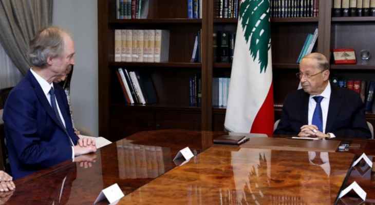 عون: على المجتمع الدولي تحمل مسؤوليته في تسهيل عودة النازحين السوريين