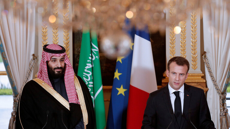 محمد بن سلمان يستقبل ماكرون