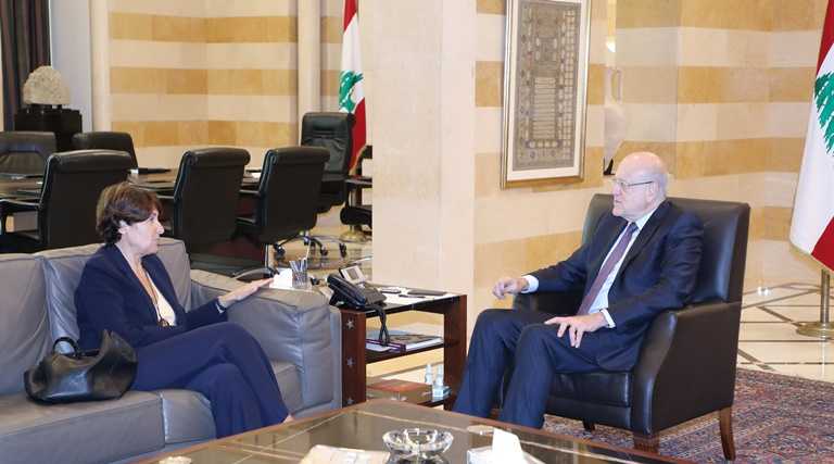 ميقاتي التقى غريو في السراي