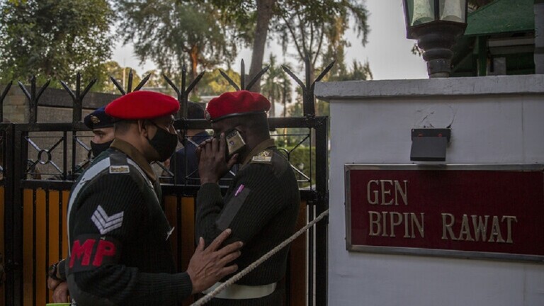 مقتل قائد الجيش الهندي بسبب الطقس السيء