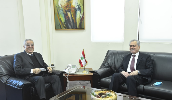 بو حبيب بحث والسفير السوري في لبنان العلاقات الثنائية
