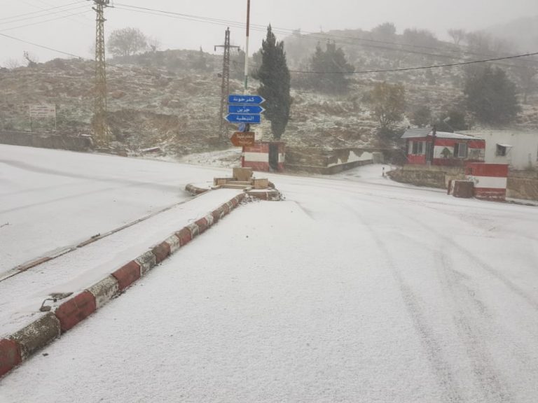 وزارة الأشغال: لعدم التنقل في المناطق الجبلية الا للضرورة القصوى!