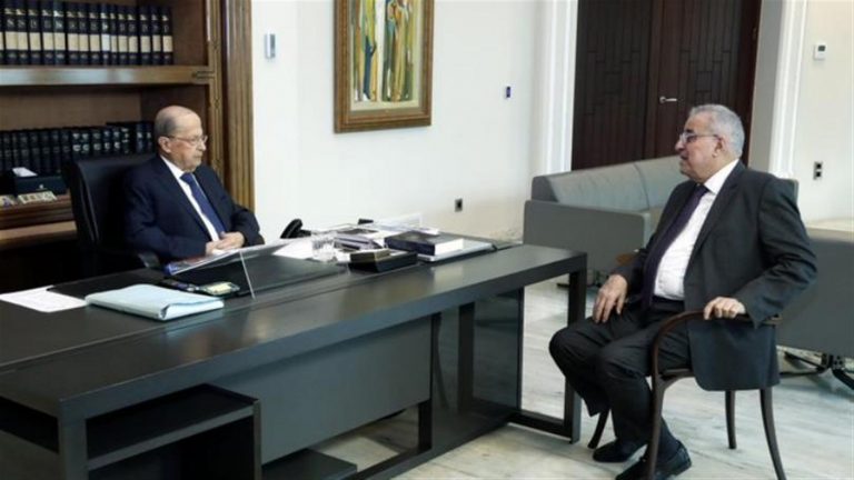 بو حبيب أطلع عون على نتائج زيارته لأميركا