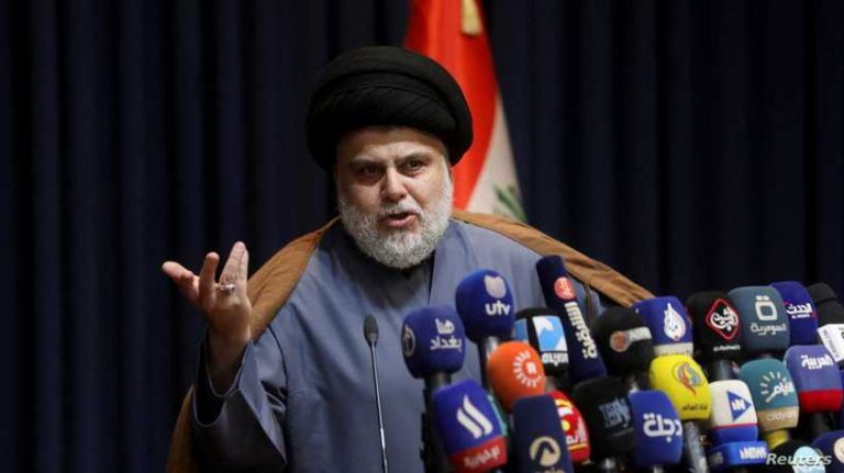 الصدر دعا إلى تظاهرة مليونية سلمية في وسط بغداد