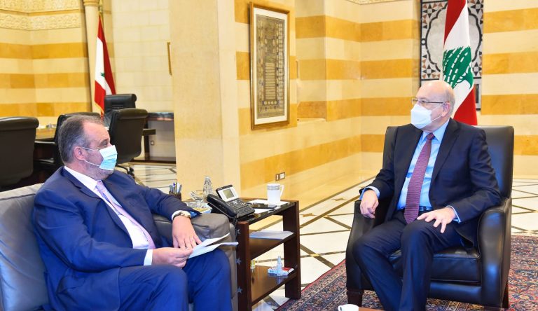 ميقاتي اطلع من بوشكيان على نتائج زيارته للعراق