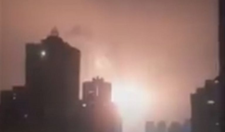 بالفيديو: انفجارات بسماء كييف