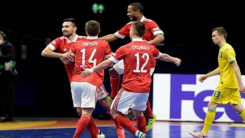 روسيا تهزم أوكرانيا وتبلغ نهائي كأس أوروبا لكرة الصالات