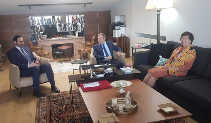 باسيل عرض مع فرونتسكا التحضيرات للانتخابات النيابية