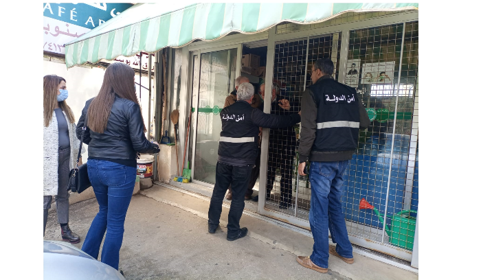 اقفال سوبرماركت وتنظيم محاضر ضبط في البترون