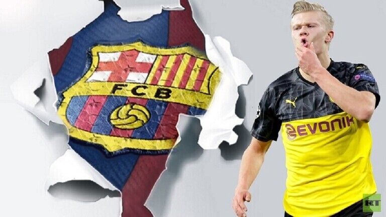 رئيس برشلونة يضحي بلاعب مهم لإنجاز صفقة هالاند