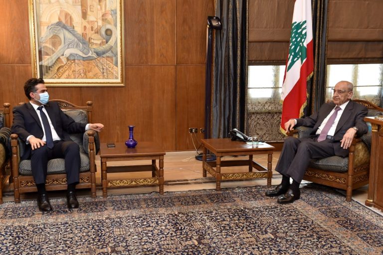 بري استقبل السفير السوري وبويز وعرض مع حمية ملفي المرفأ والنقل