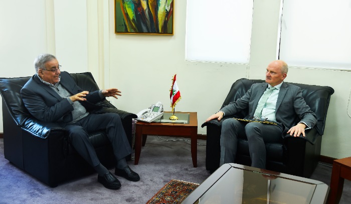 بوحبيب استقبل السفير الالماني وبحثا في توطيد العلاقات