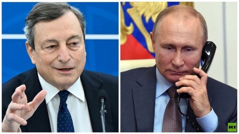 بوتين يؤكد لدراغي ضمان إمدادات مستقرة من الغاز الطبيعي