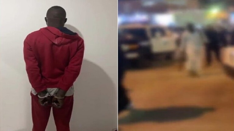 بالفيديو – ضجة في السعودية: مقيم يهدد المارة بقطعة حديدية في جدة