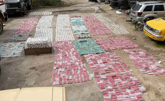 ضبط طن من حشيشة الكيف في بعلبك