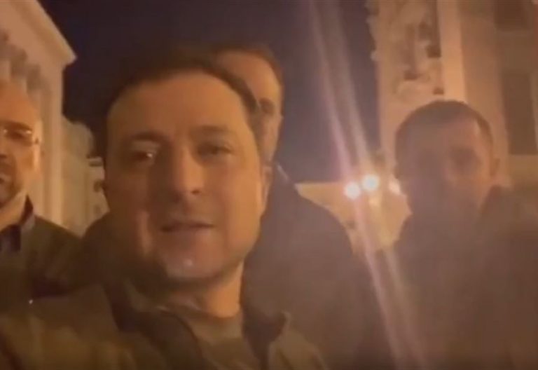 بالفيديو.. زيلينسكي من كييف: للقتال حتى النهاية