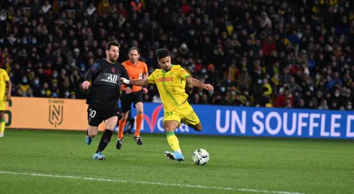 نانت يسقط باريس سان جيرمان بثلاثية