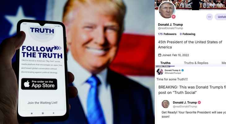 ترامب يطل عبر منصته الخاصة “TRUTH”!