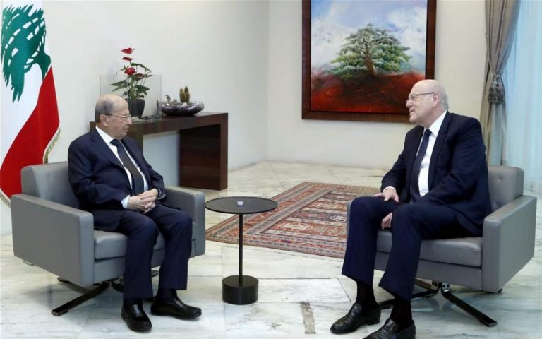 عون يستقبل ميقاتي للبحث في أبرز المستجدات