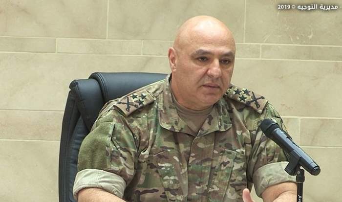 قائد الجيش للعسكريين: أنتم أمل الشعب وخلاص الوطن وضمانة وجوده ومستقبله