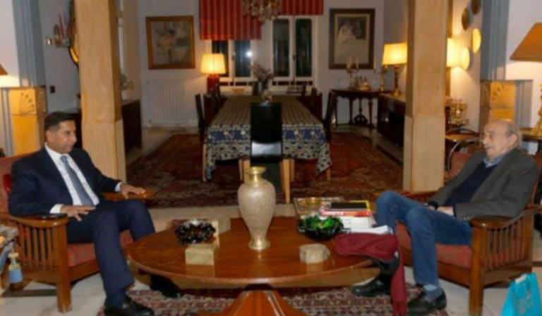 السفارة العراقية: البراك التقى جنبلاط وعرضا الأوضاع العامة