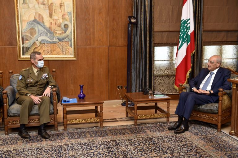 بري استقبل قائد “اليونيفيل” ودعا الى جلسة للجان وهيئة مكتب المجلس