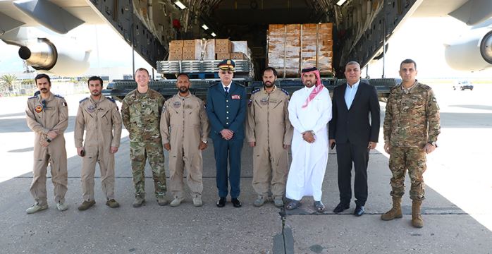 70 طناً من المواد الغذائية هبة من قطر للجيش