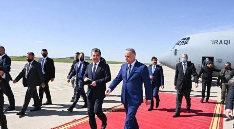 الكاظمي يصل أربيل للاطلاع على القصف الإيراني
