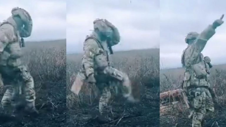 بالفيديو: جندي أوكراني يرقص خلال الحرب ضد روسيا!