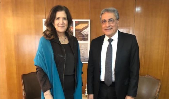 الخوري تباحث مع شيا في تمويل مشاريع لصالح وزارة العدل