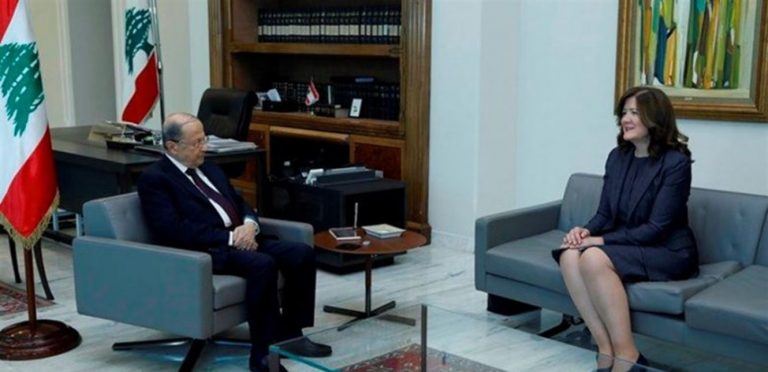 شيا سلّمت عون رسالة خاصة من هوكشتاين