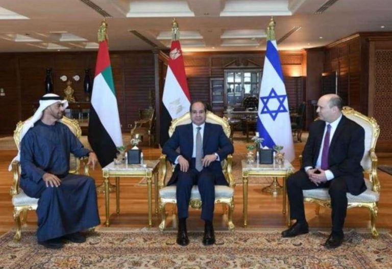 قمة ثلاثية مصرية إماراتية “إسرائيلية” في شرم الشيخ