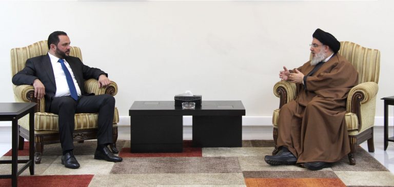 نصرالله عرض وحجازي آخر التطورات في لبنان وملف الانتخابات