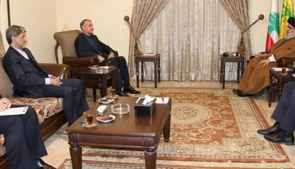 نصرالله بحث وعبداللهيان التطورات السياسة في لبنان والمنطقة