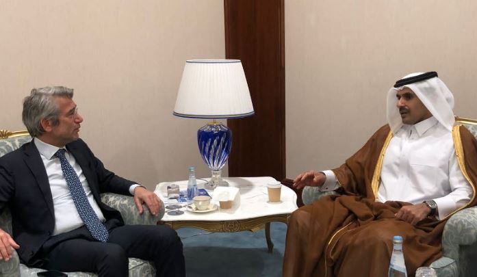 فياض بحث مع نظيره القطري في شؤون الطاقة وفُرَص مساعدة قطر للبنان