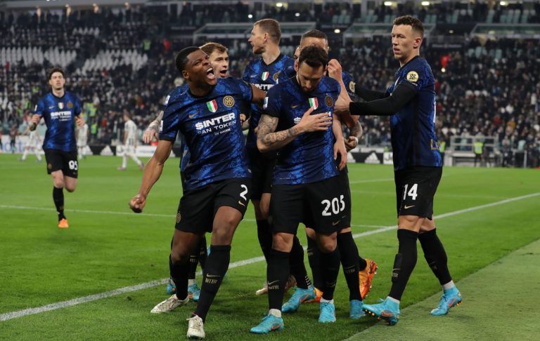 انتر ميلان يحسم ديربي ايطاليا أمام يوفنتوس
