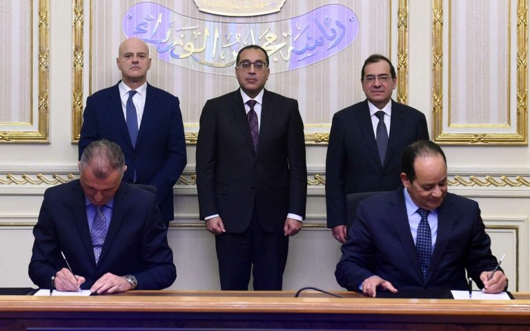 مصر توقّع اتفاقية غاز مع “إيني” الإيطالية