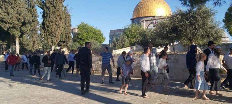 بالألعاب النارية.. فلسطينيون يواجهون قوات الإحتلال في الأقصى!