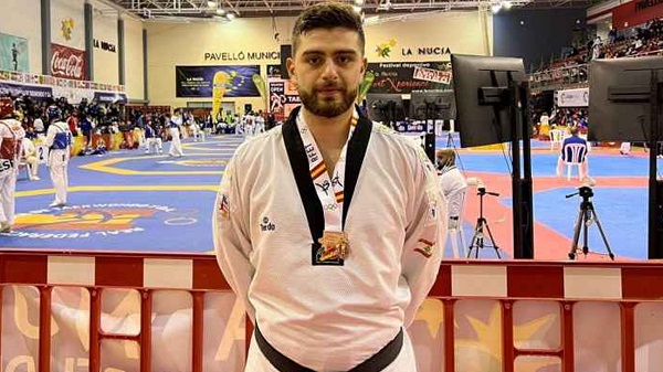برونزية لراي الراعي في بطولة اسبانيا بالتايكواندو