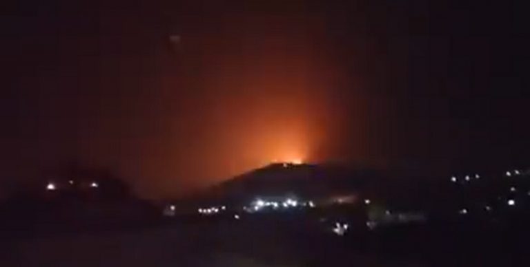 بالفيديو.. القبة الحديدية تواجه مسيرات إيرانية أطلقت من لبنان وسوريا