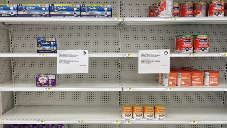 عبوات الحليب أميركا