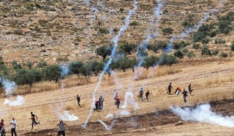 بالفيديو والصور: عشرات الإصابات جراء قمع الاحتلال مسيرات بالضفة الغربية