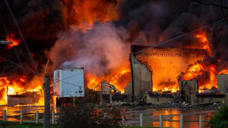 حريق في أميركا