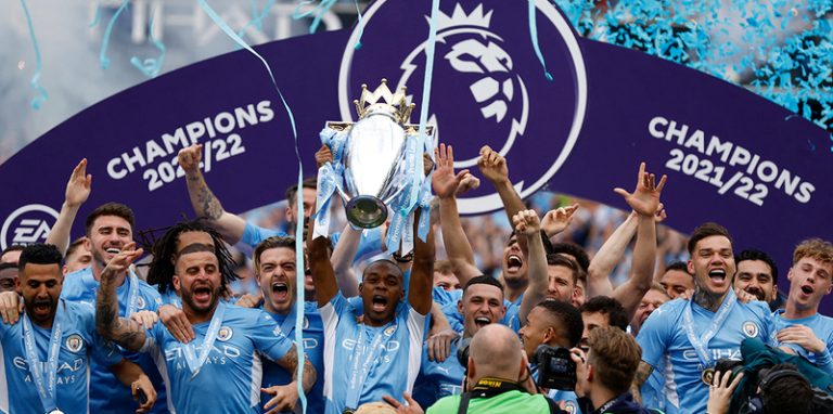 مانشستر سيتي ينهي أحلام ليفربول ويُتوّج بطلاً للدوري الإنجليزي