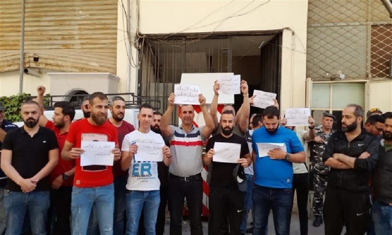اعتصام عمال الميكانيكية